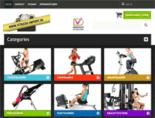 Tablet Screenshot of fitness-import.nl